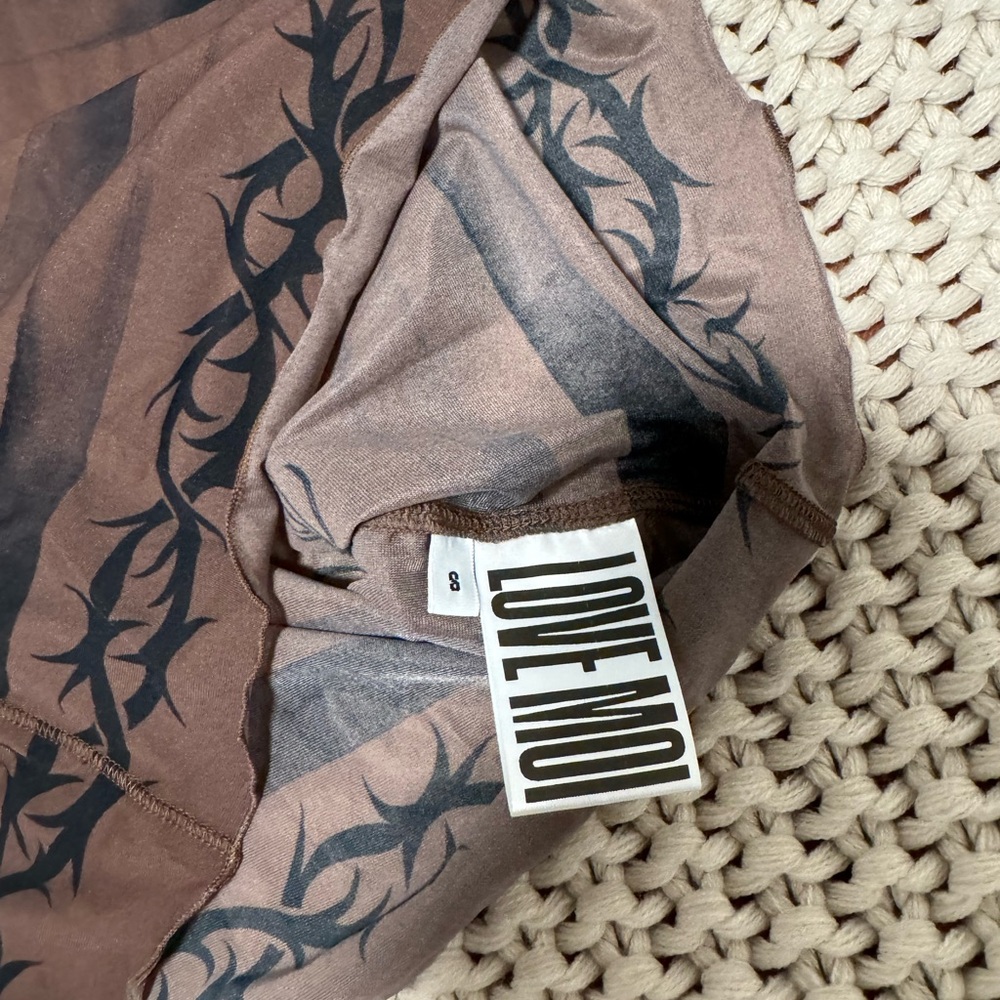 jean paul gaultier x KNWLS graphic print sleeveless mini dress - Picture 3 of 9